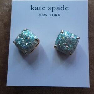 Kate Spade Glitter Stud Earrings